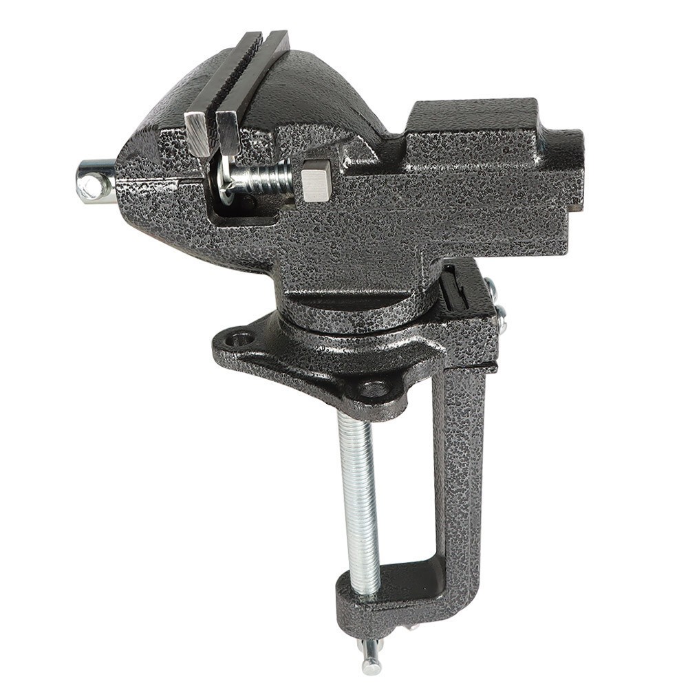 3.3" Universal Precision Rotate 360° Work Bench Vise Black With Quick Adjustment