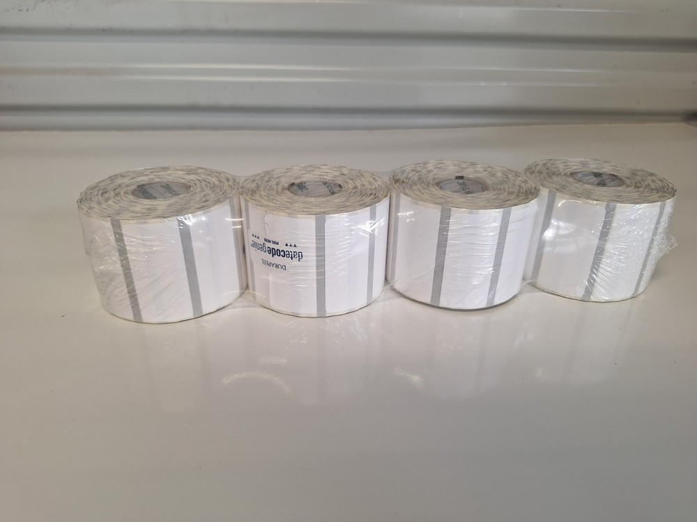 DayMark DateCodeGenie Labels - DCG-DP21-4M - White - 4 Roll Sleeve