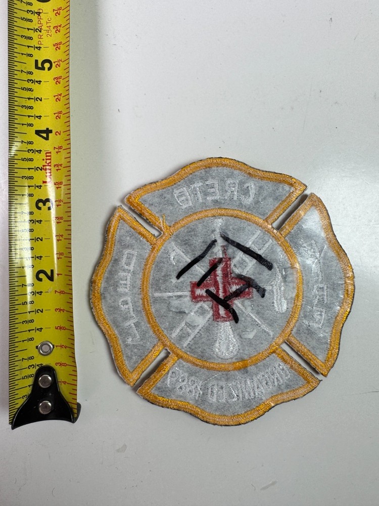 Crete Fire Illinois IL Patch Q10