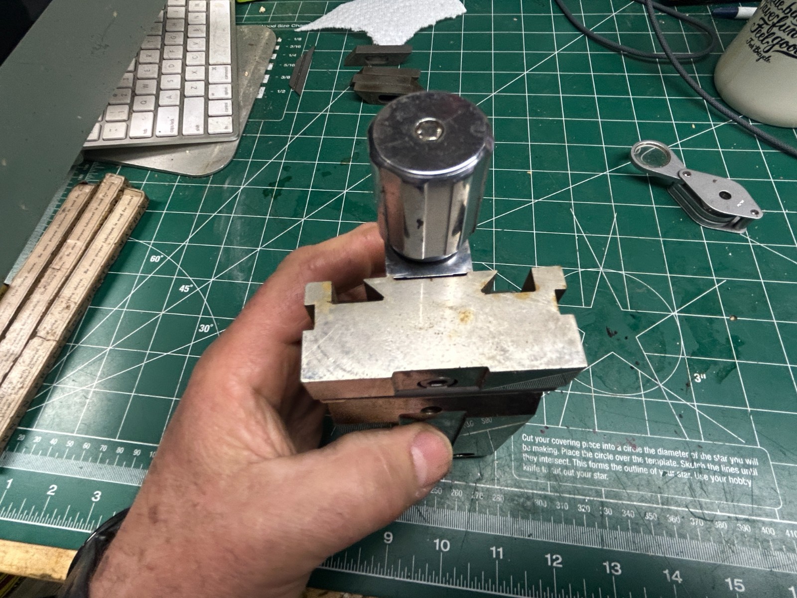 MACHINIST HmSh LATHE MILL 2 1/2" Tool Makers Precision Sine Vise Grinding