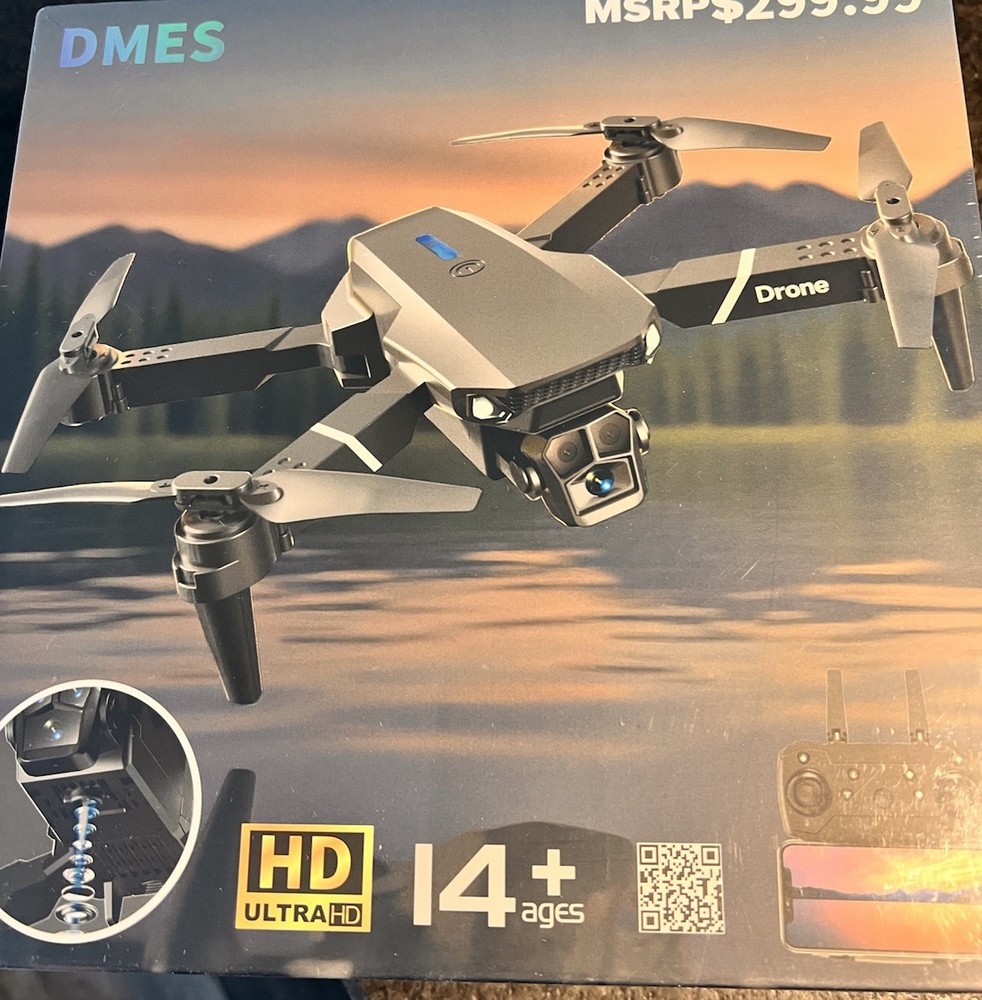 DMES P19 Quadcopter Drone HD Camera Dual Lens Obstacle Avoidance Brushless
