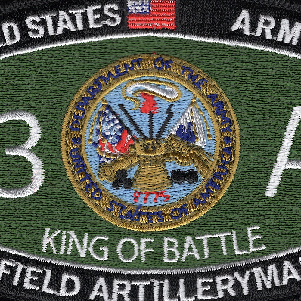 Field Artilleryman 13A MOS Patch