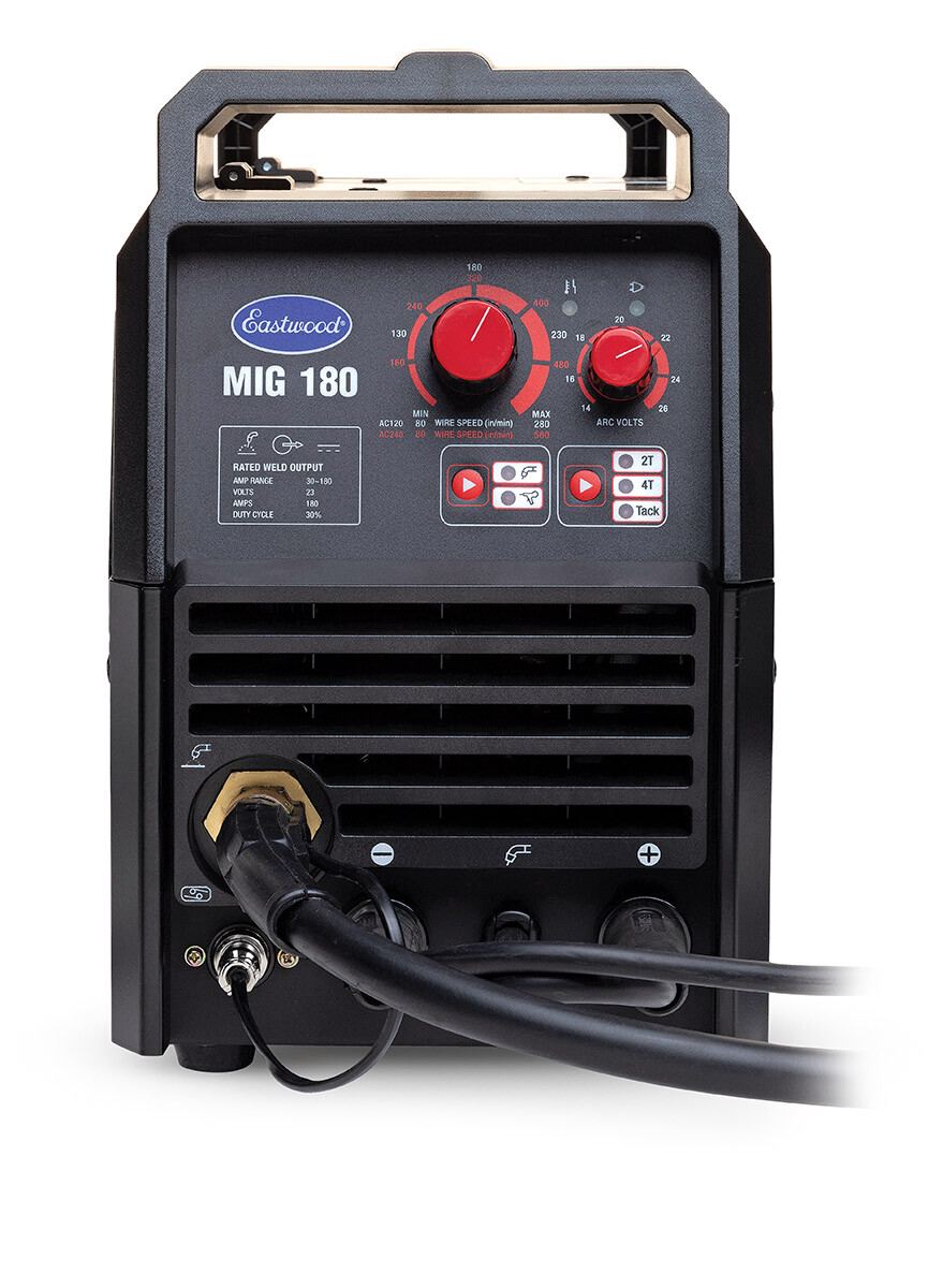 Eastwood 180 Amp MIG Welder with Spool Gun for Steel & Aluminum Auto Restoration