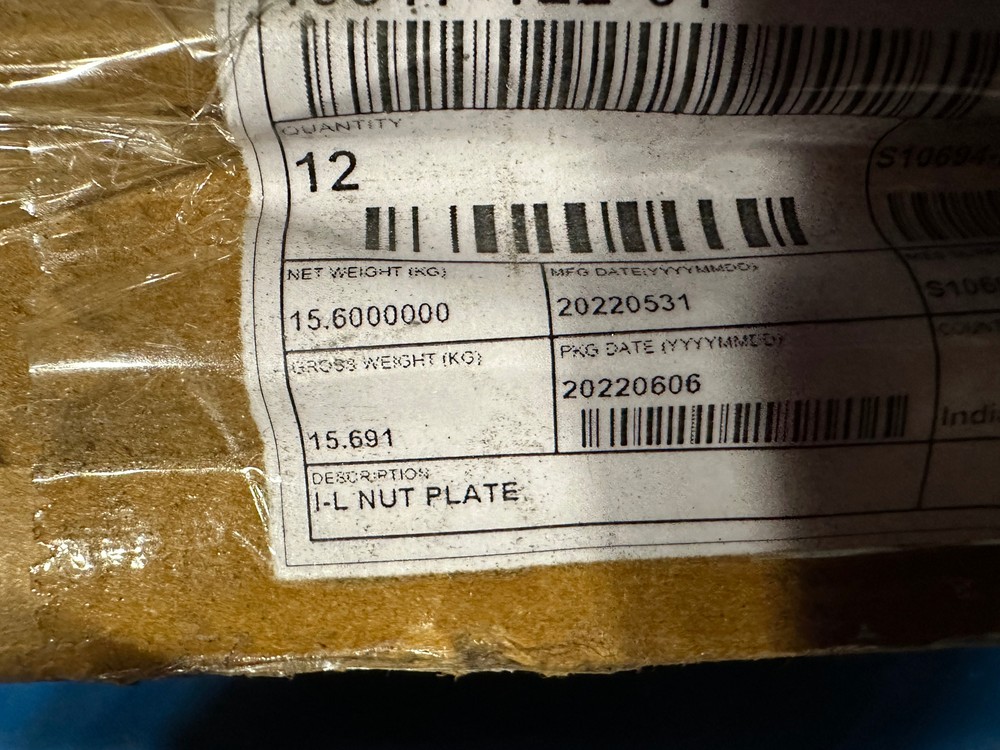 Square D I-Line Breaker Panelboard Copper Bar Solid Neutral Nut Plate HCW12SN