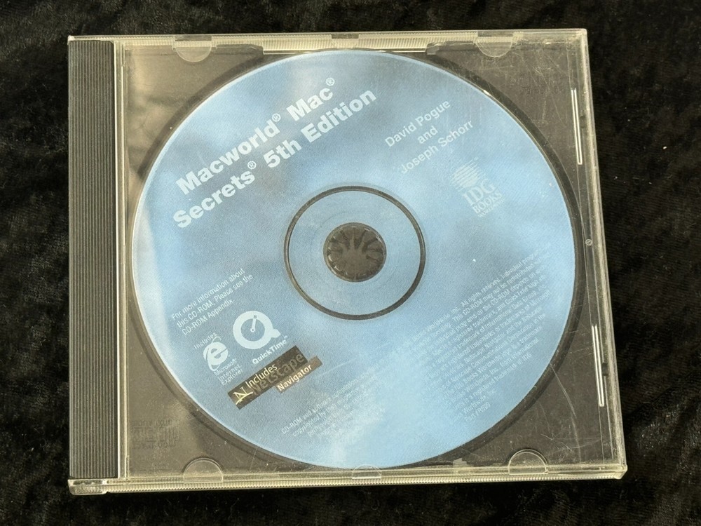 Macworld Mac Secrets 5th Edition  CD Rom