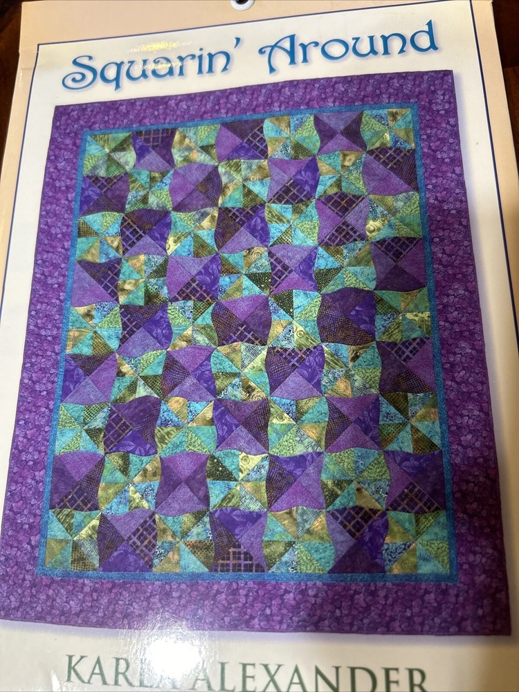 Squarin’ Around Quilt Pattern By Karla Alexander That Patchwork Place New