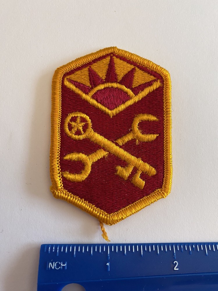 US Army Advance Weapons Support Command  Patch Full Color Patch INV5397