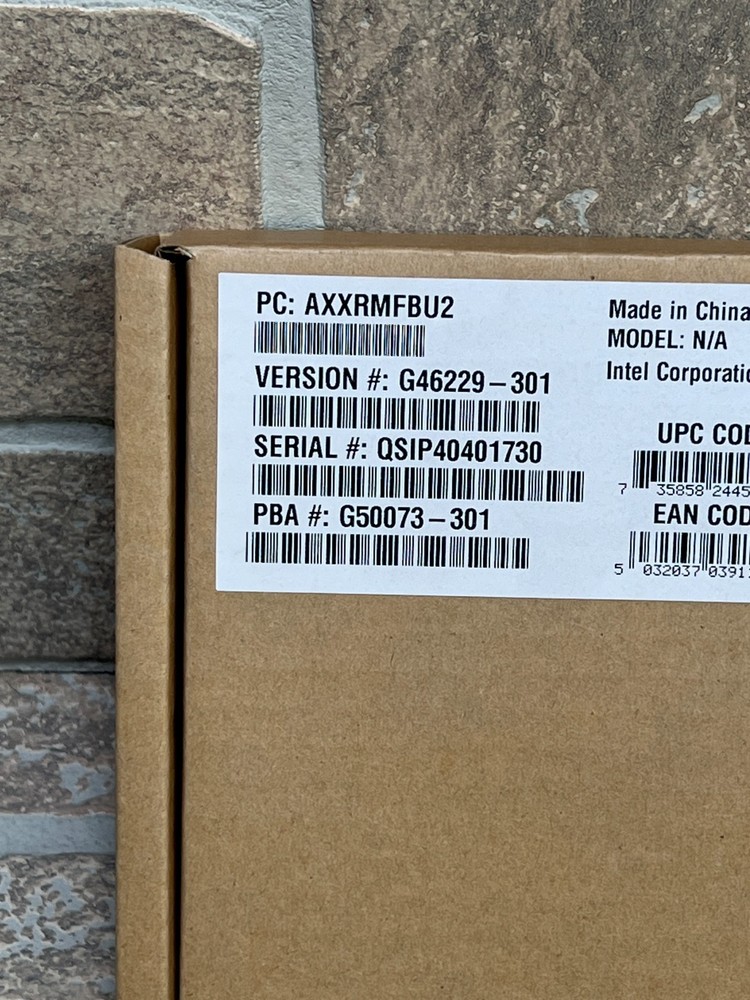 Intel AXXRMFBU2 RAID Maintenance Free Backup NEW Open Box