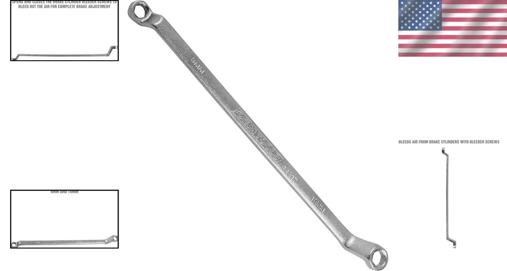 Durable Dual-Sized Brake Bleeder Tool for Efficient Air Bleeding - Lightweight