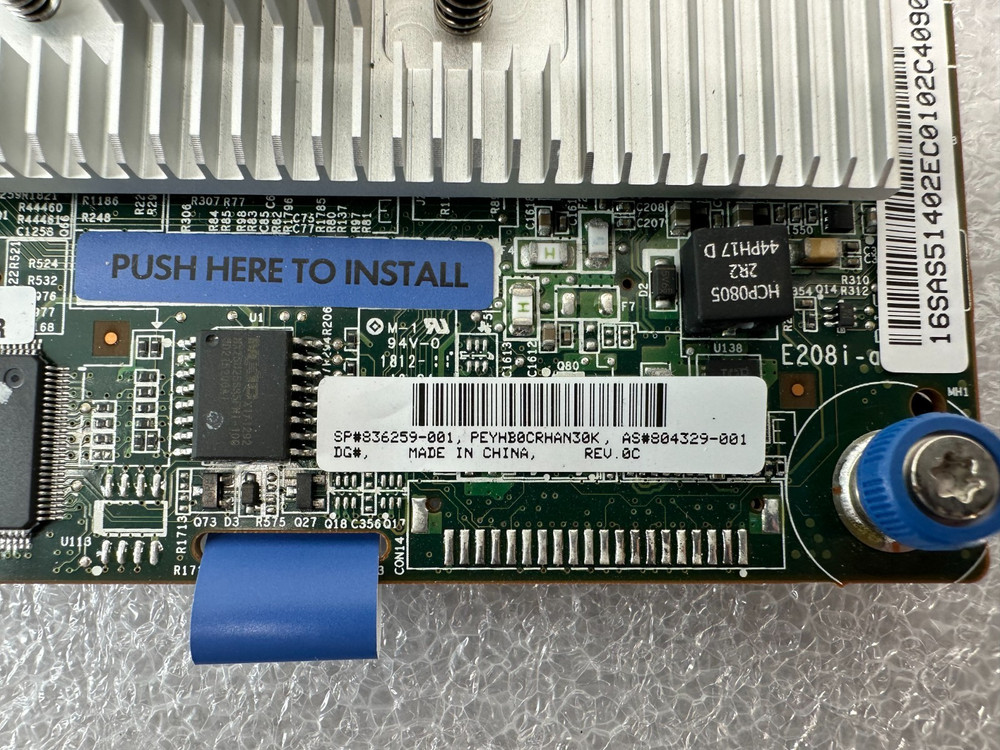 HPE Smart Array E208i-a Gen10 12Gb/s SAS Raid Controller 836259-001 w/ Cables