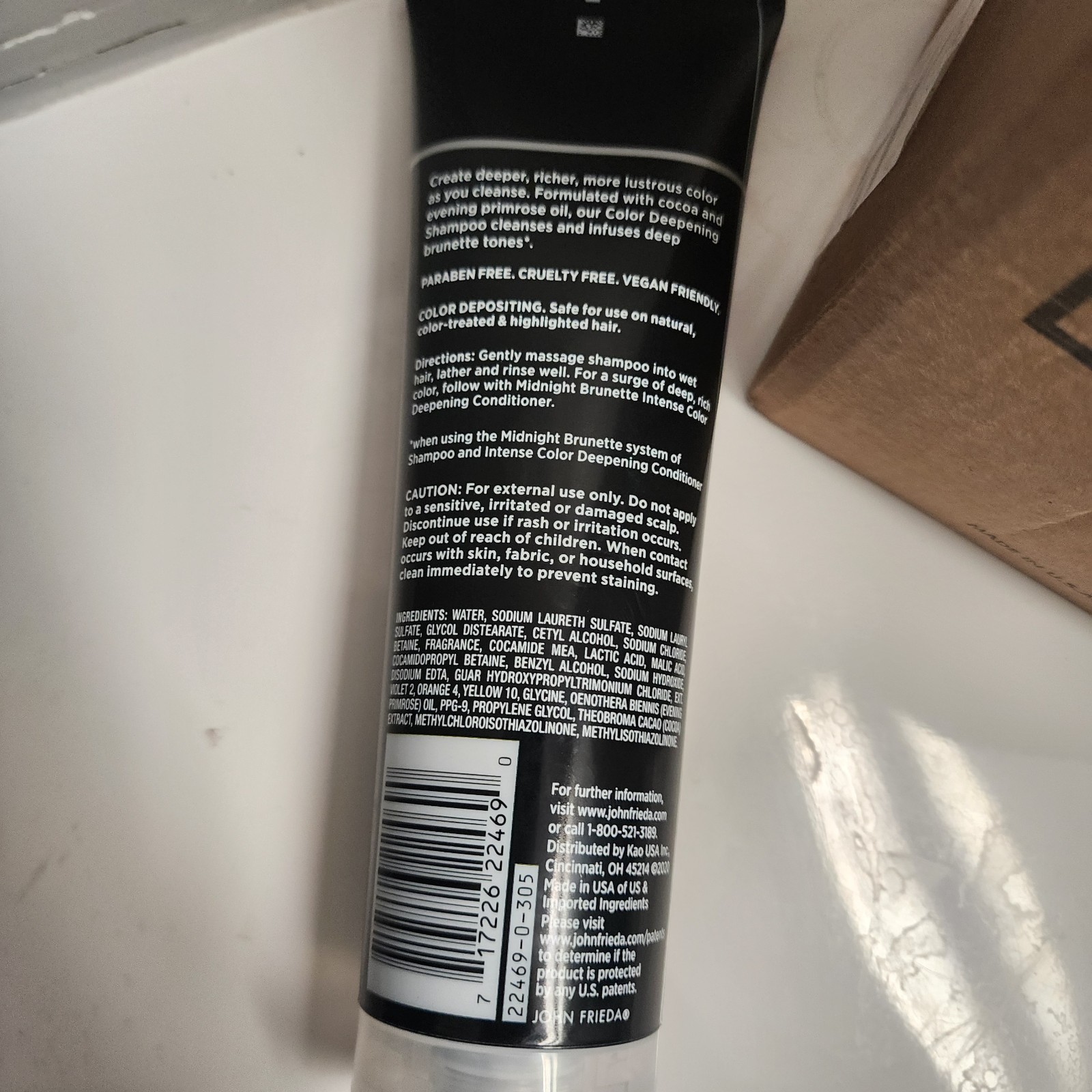 6 John Frieda Midnight Brunette Color Deepening Shampoo - 8.3 fl.oz