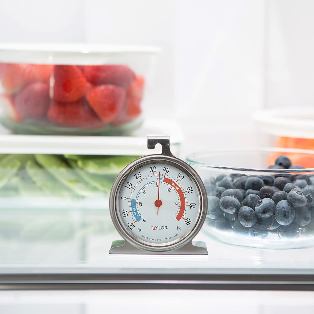 Large Dial Kitchen Refrigerator Freezer Thermometer - 3-Inch Easy Read