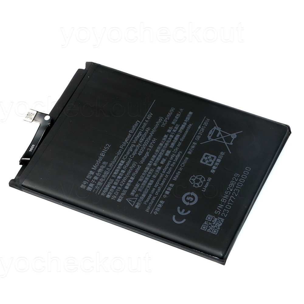For Xiaomi Redmi Note 9S Battery BN52 M2003J6A1G Replacement Tool