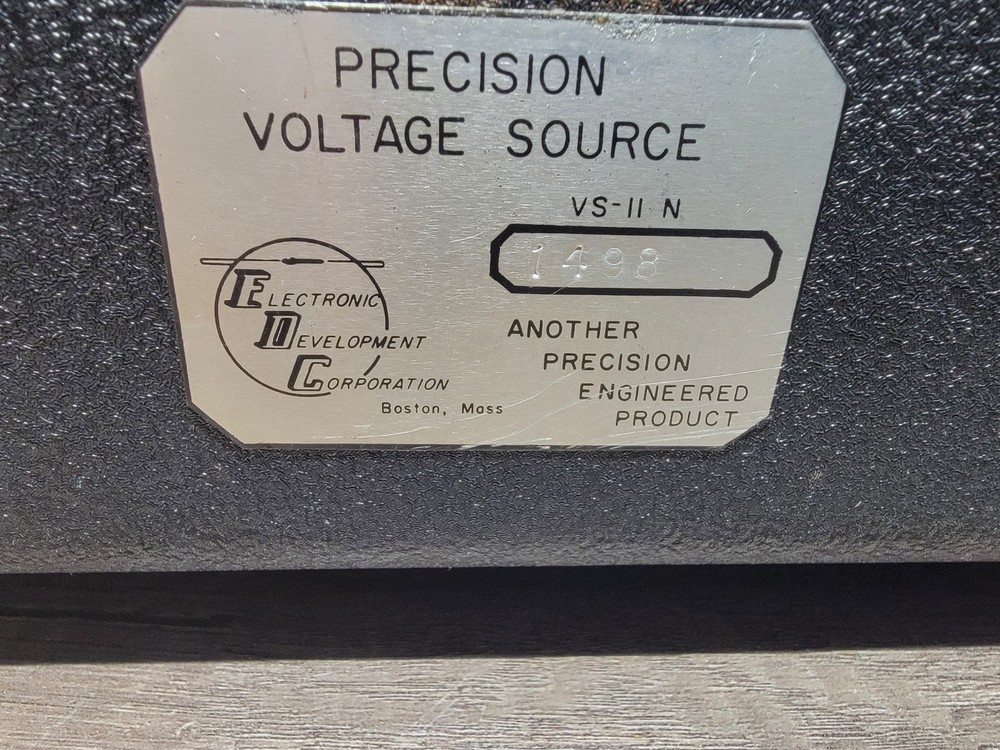 EDC VS-11N Precision DC Voltage Refrence - Electronic Development Co. READ DESC