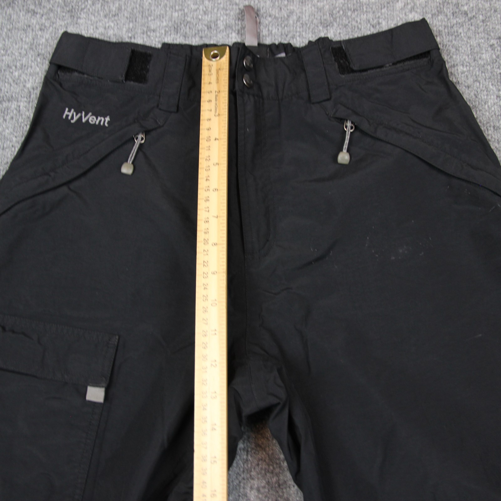 The North Face Snow Pants Men's Large 34X31 DryVent Black Nylon Snowboard Ski