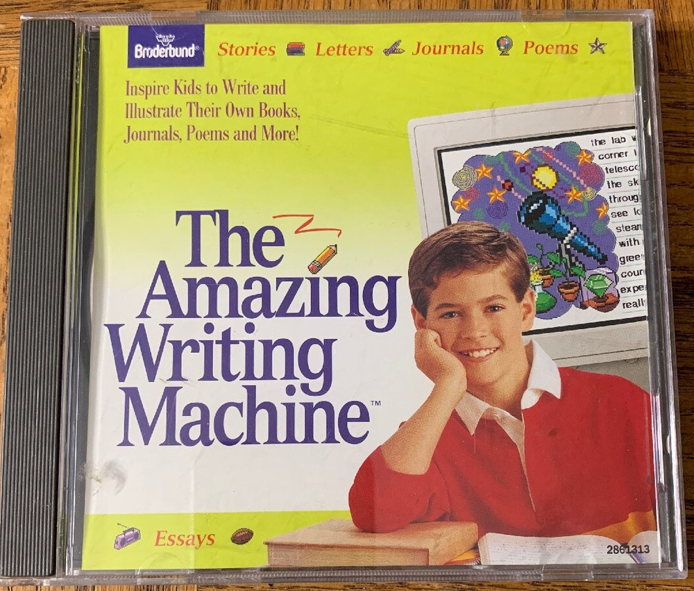 The Amazing Writing Machine PC CD Rom