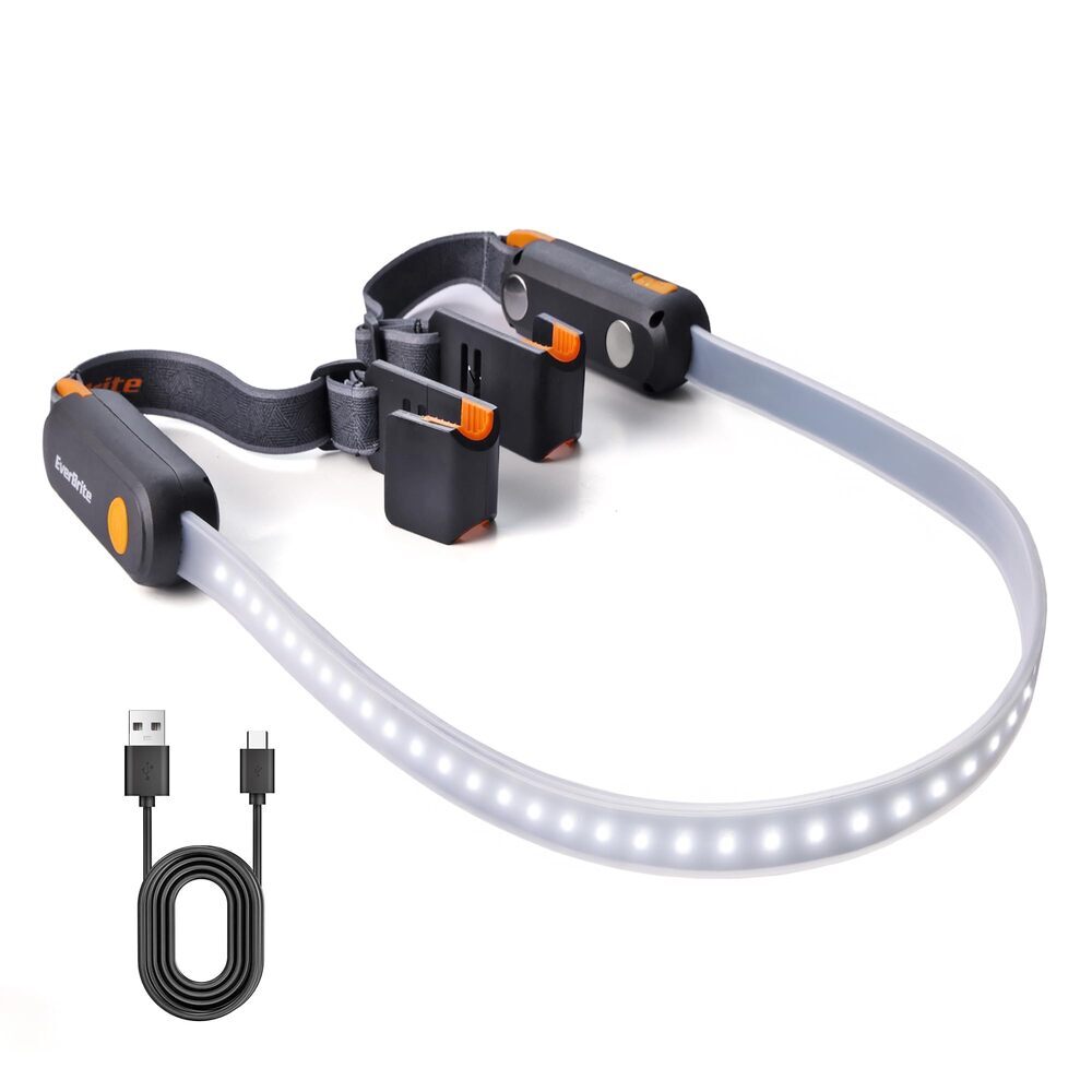 EverBrite Rechargeable LED Underhood Work Light w/3 Mode Magnetic Work Light Bar