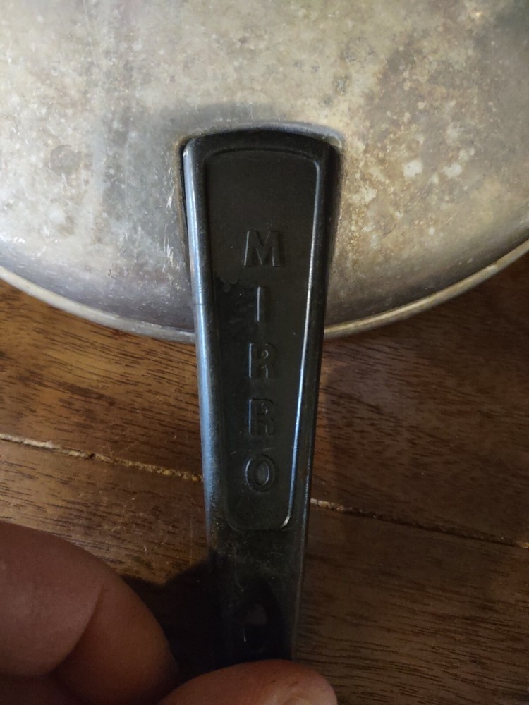 3 Vintage Mirror Replacement Pan Lids