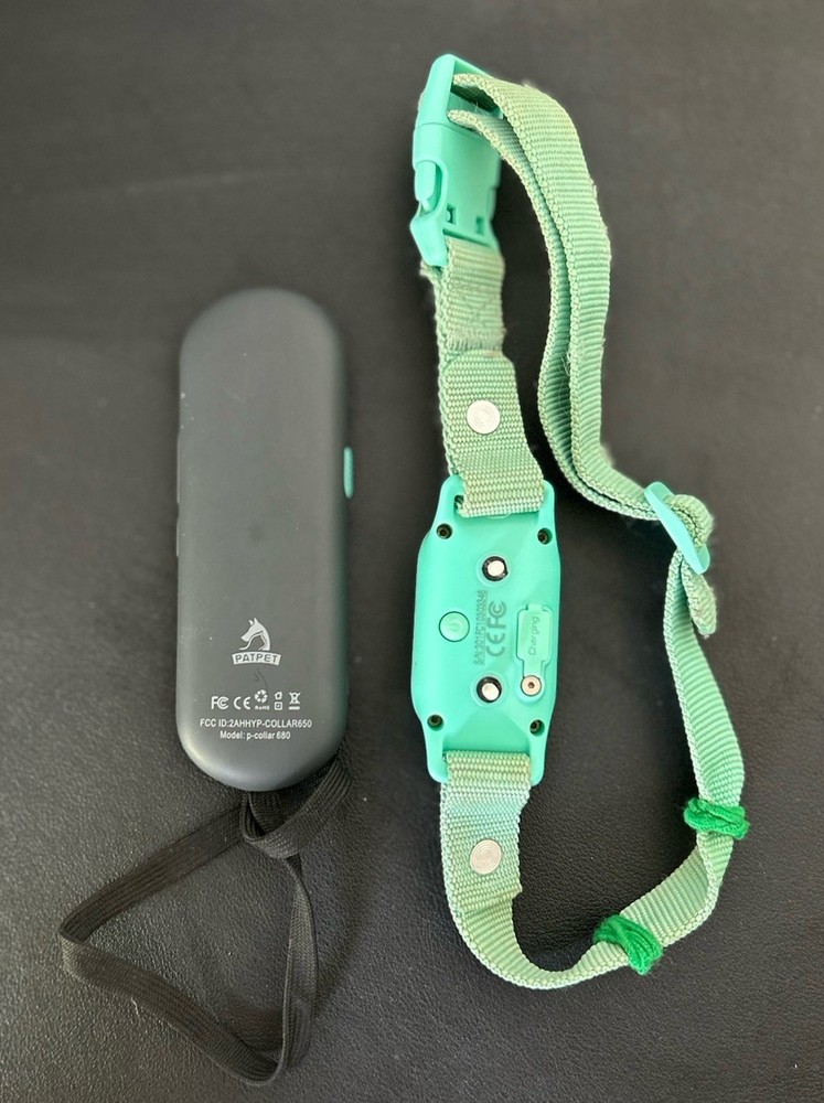 PATPET Dog Training Collar Green Remote Control Vibration PPC-2000