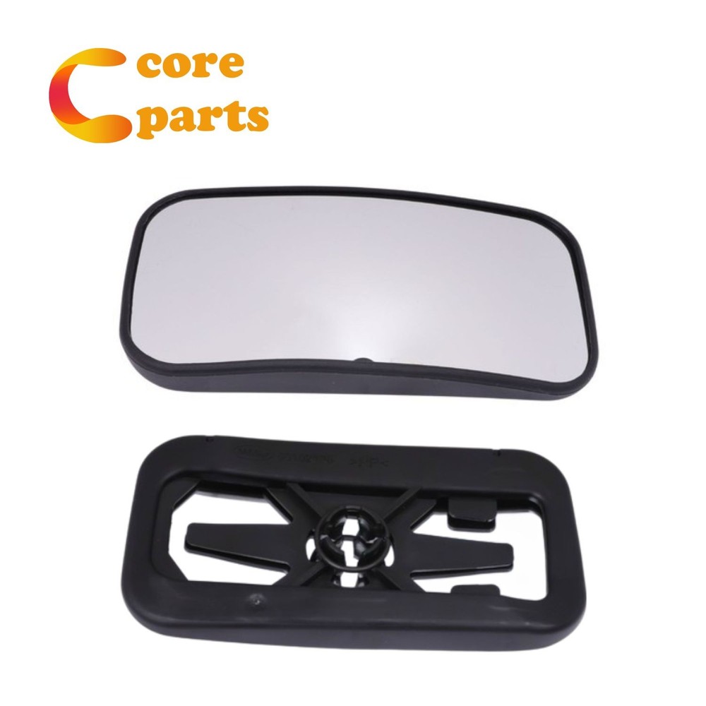 1x Driver Side Bottom Mirror Glass with Backing Plate for Freightliner Sprinter