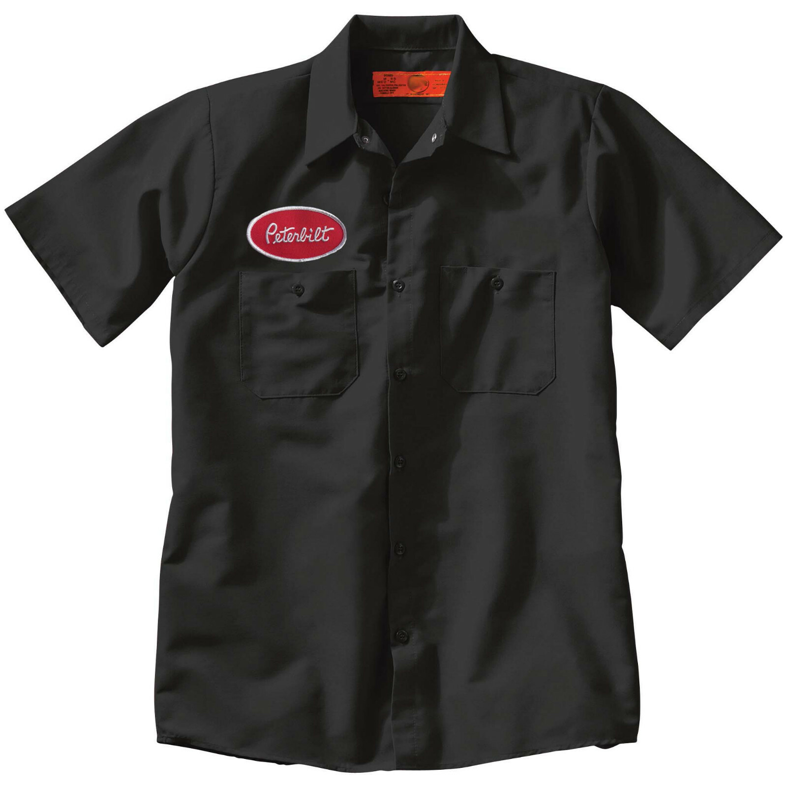 Peterbilt Truck Embroidered Patch Mechanic Work Shirt Trucker