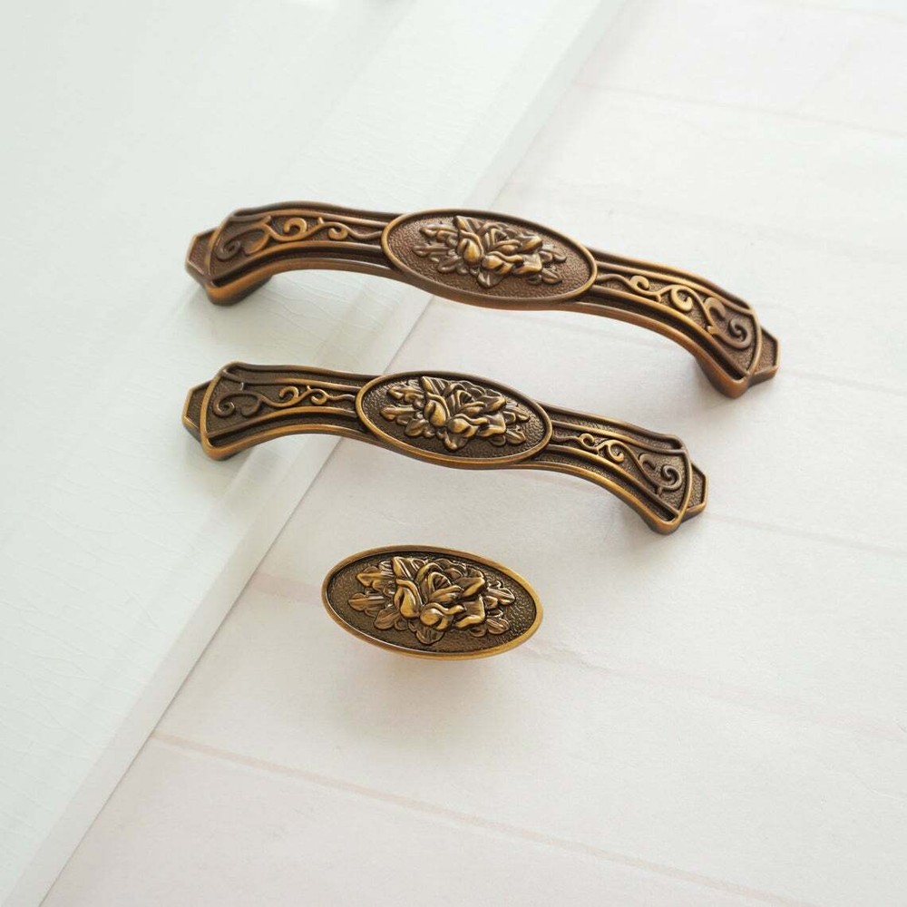 3.78" 5" Black Crystal Dresser Knobs Drawer Handle Pulls Cupboard Cabinet Handle