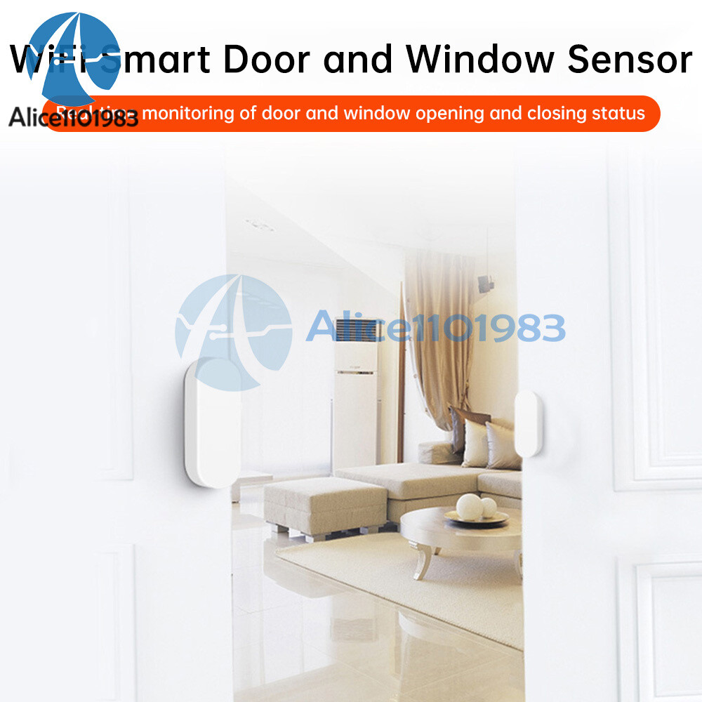 eWeLink/Tuya Smart WIFI Door Window Sensor Open Close Detector App Notification