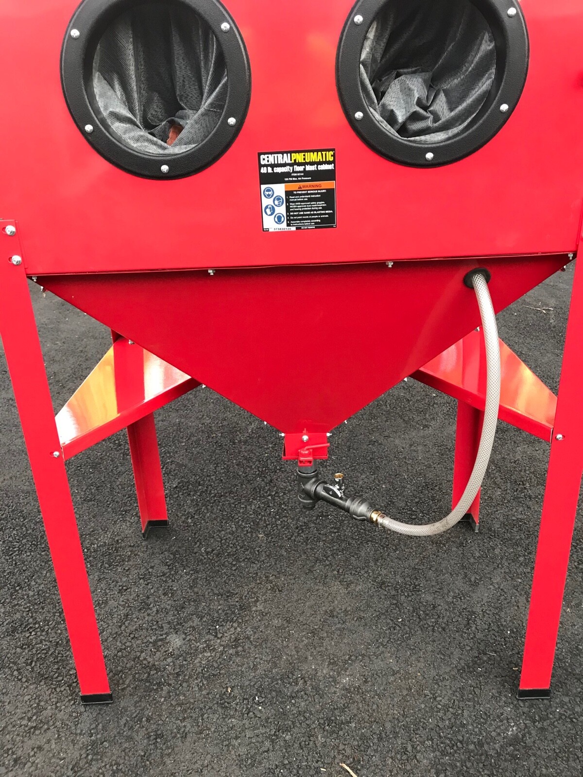 BLAST CABINET METERING VALVE HARBOR FREIGHT SANDBLASTING METERING MEDIA VALVE