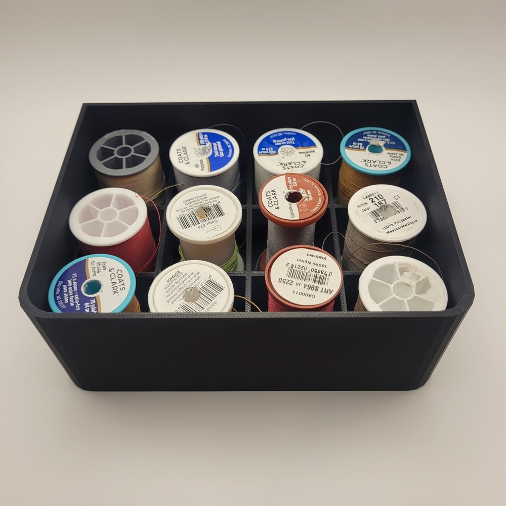 Thread Organizer For Sewing Holds Up To 12 Thread Spools