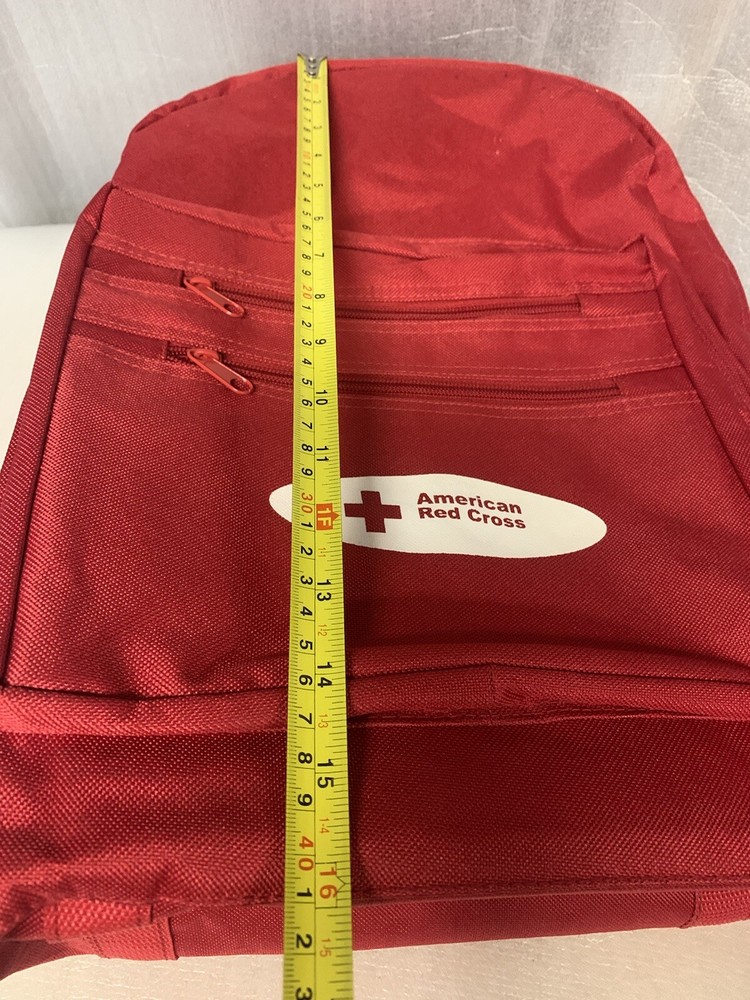 American Red Cross Emergency Preparedness Kit Red Backpack Only