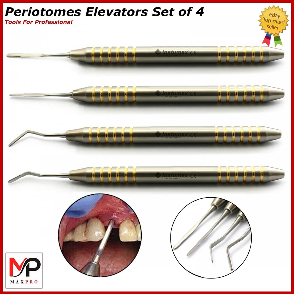 Dental PDL Luxating Elevators Periotome Luxation Tooth Extracting Extraction Kit