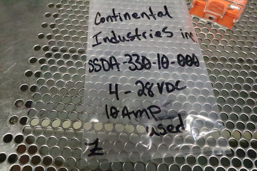 Continental Industries SSDA-330-10-000 4-28VDC 10A Solid State Relay New