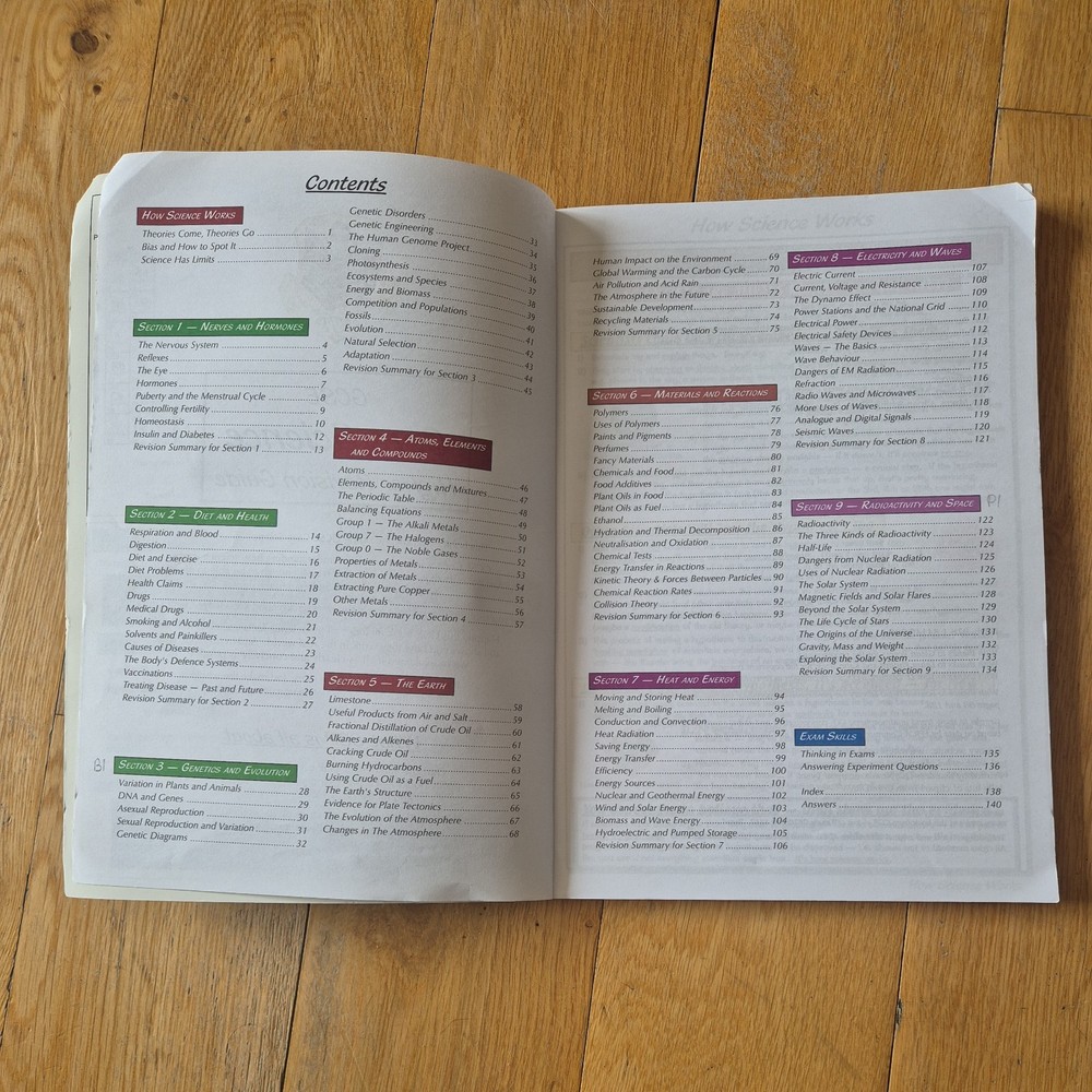 GCSE Core Science Revision Guide - Higher level