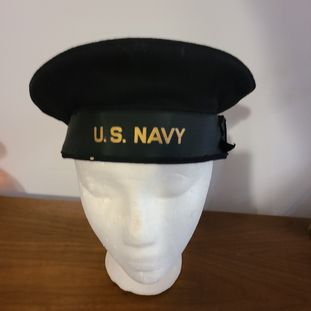 WWII USN Navy Donald Duck Hat Personalized