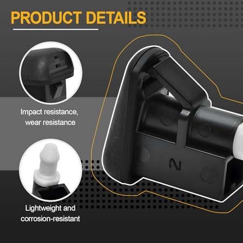 2Pcs Front Windshield Washer Nozzle Compatible with 2013-2016 Escape Part