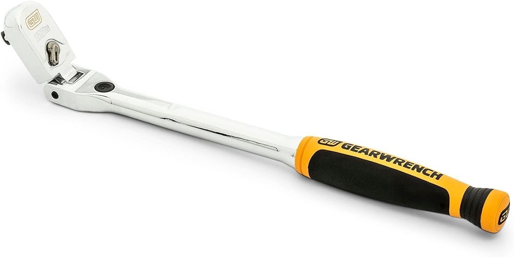 1/4" Drive 120XP Locking Flex Head Ratchet with Cushion Grip -