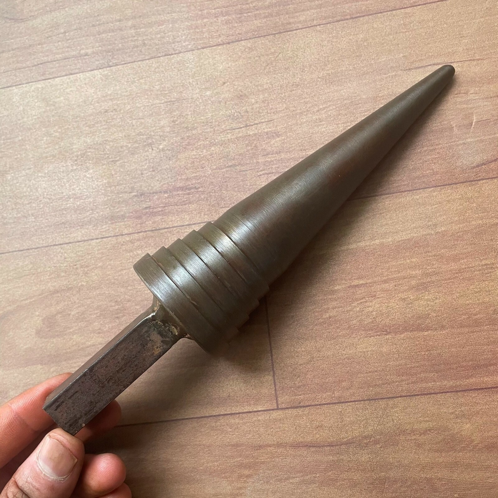 Vintage Silversmith blacksmith hardy Stepped cone Hard steel anvil 32.59 oz