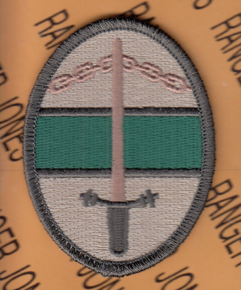 US Army Element Inteligence Support Activity ISA Airborne DCU Desert ~3" patch