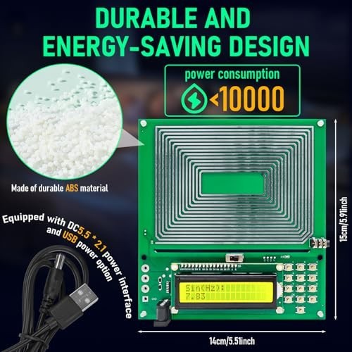 "Frequency Healing Device - Adjustable Sine Wave Resonance Generator, Ultra-Low
