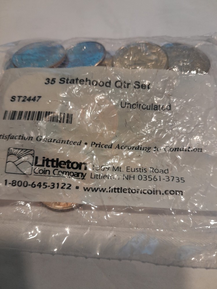 35 Statehood Qtr Set