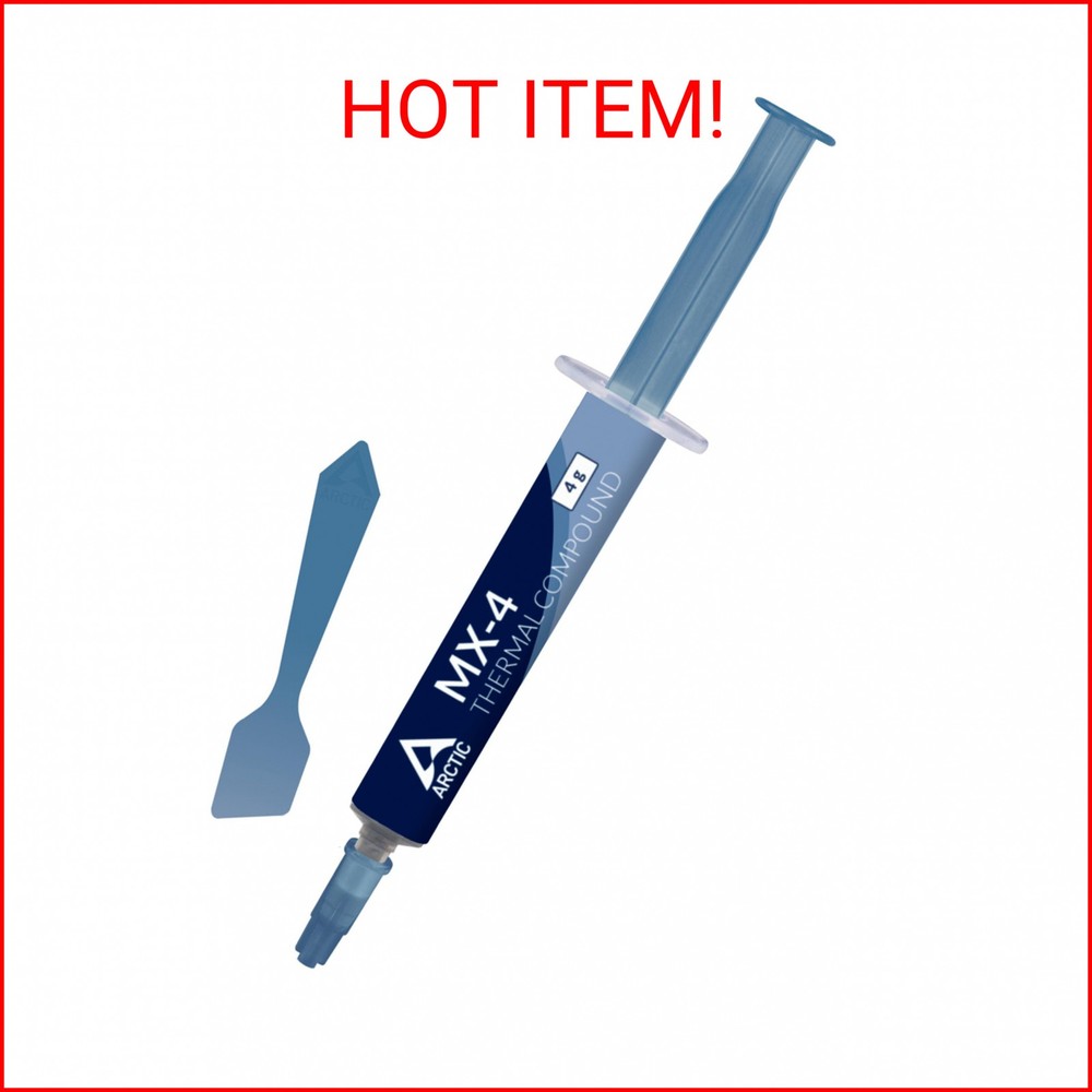 ARCTIC MX-4 (incl. Spatula, 4 g) - Premium Performance Thermal Paste for All Pro