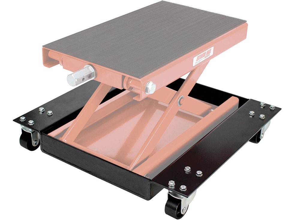 Extreme Max 5001.5067 Dolly Tray For Wide Motorcycle Scissor Jack