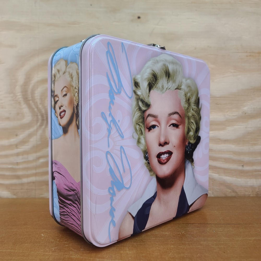 2006 Marilyn Monroe Lunchbox Tin Tote Metal