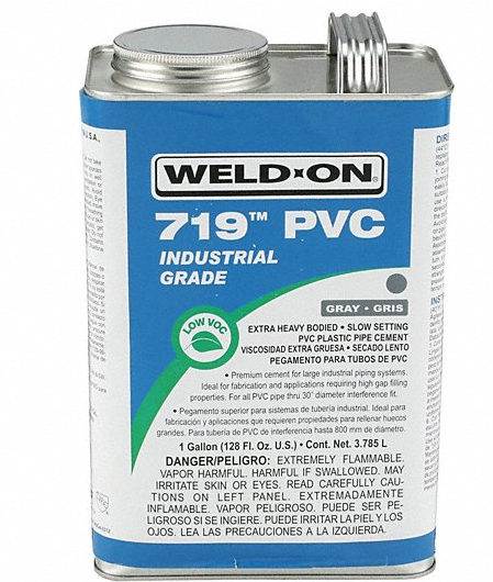 Weld-On 719 PVC Glue (Gallon)