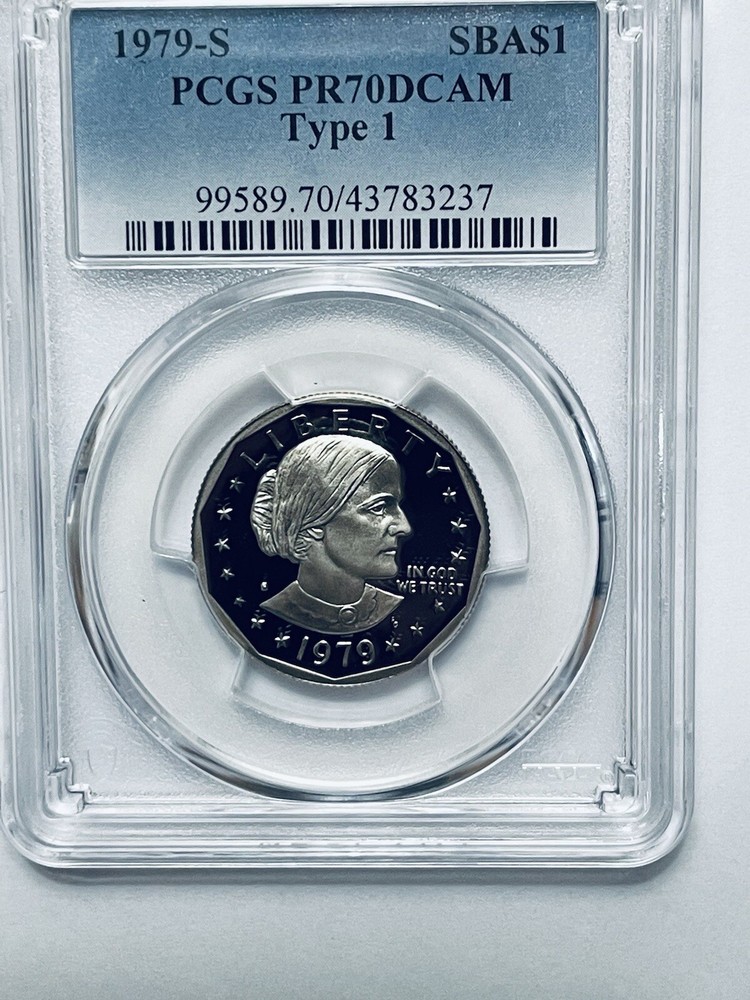 1979-S Susan B. Anthony Dollar PCGS PR70DCAM Type 1