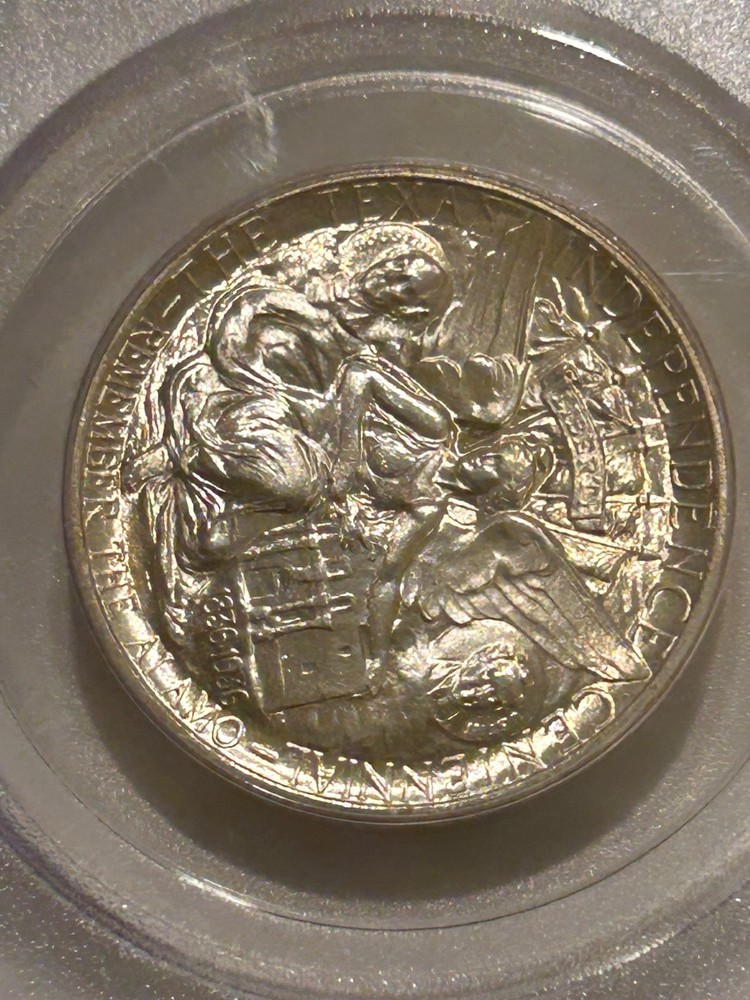 1934 P Texas Silver Half Dollar PCGS MS65 OGH