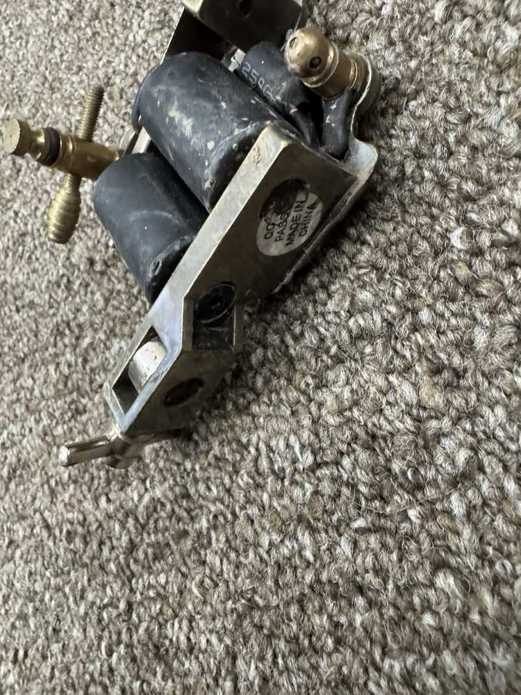 Solid Brass Skull Coil Tattoo Machine Untested SKU:A