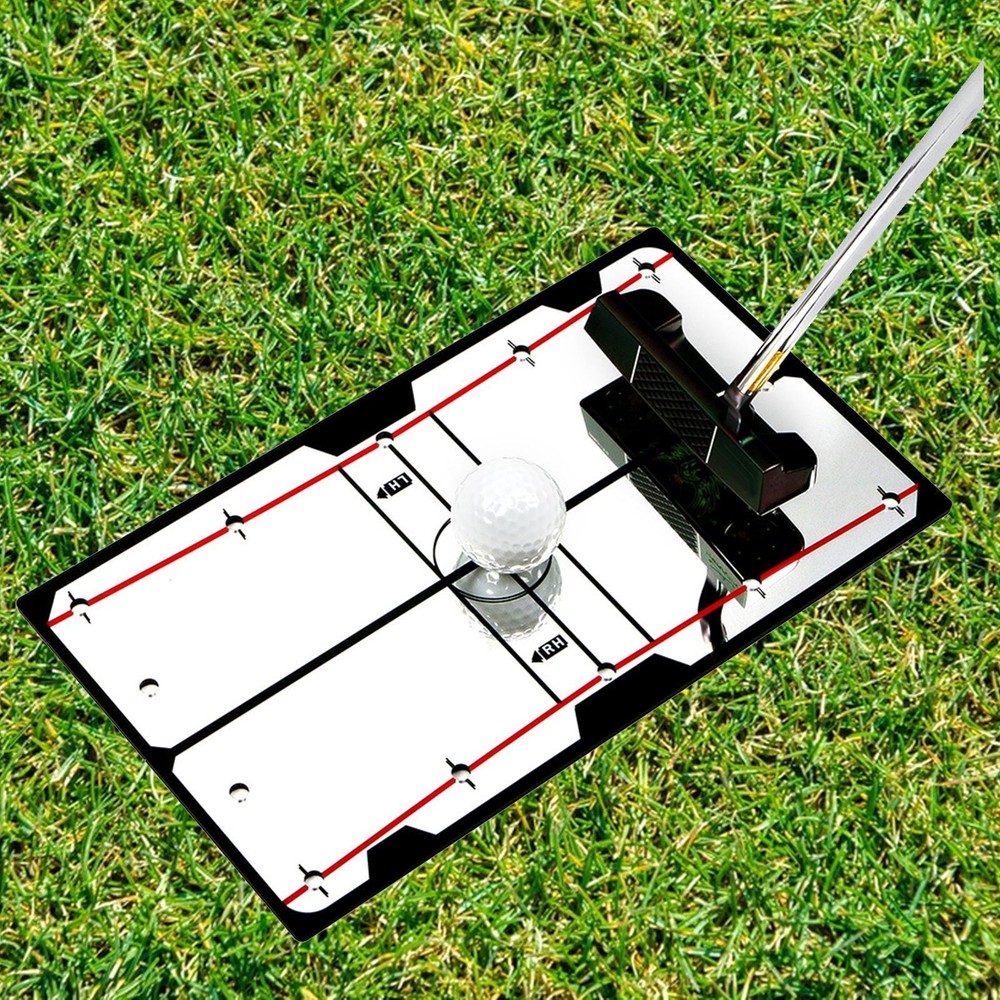 Golf Putting Alignment Mirror Golf Swing Golf Putter Line Position Correction
