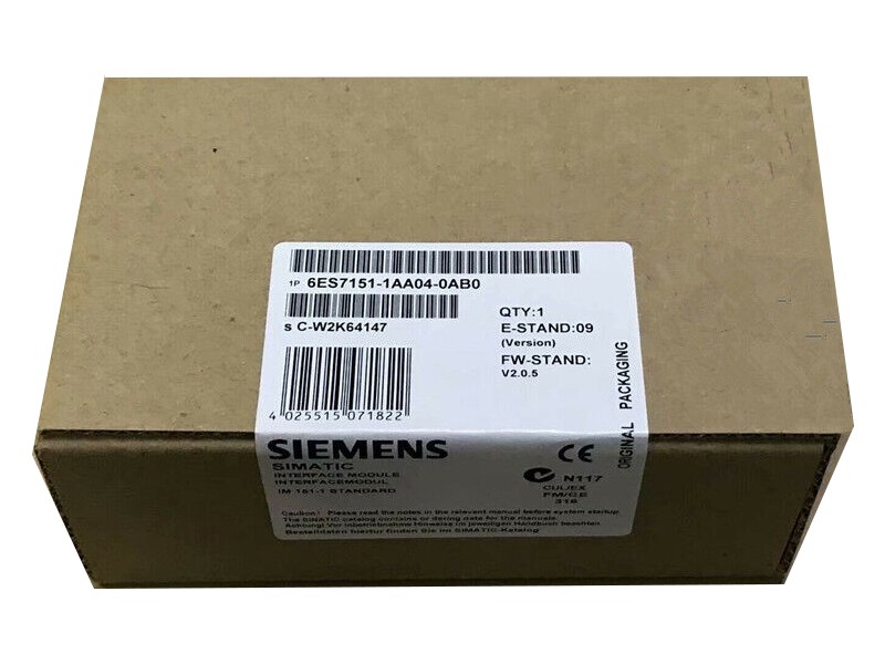 1PCS Siemens 6ES7151-1AA04-0AB0 PLC Unit