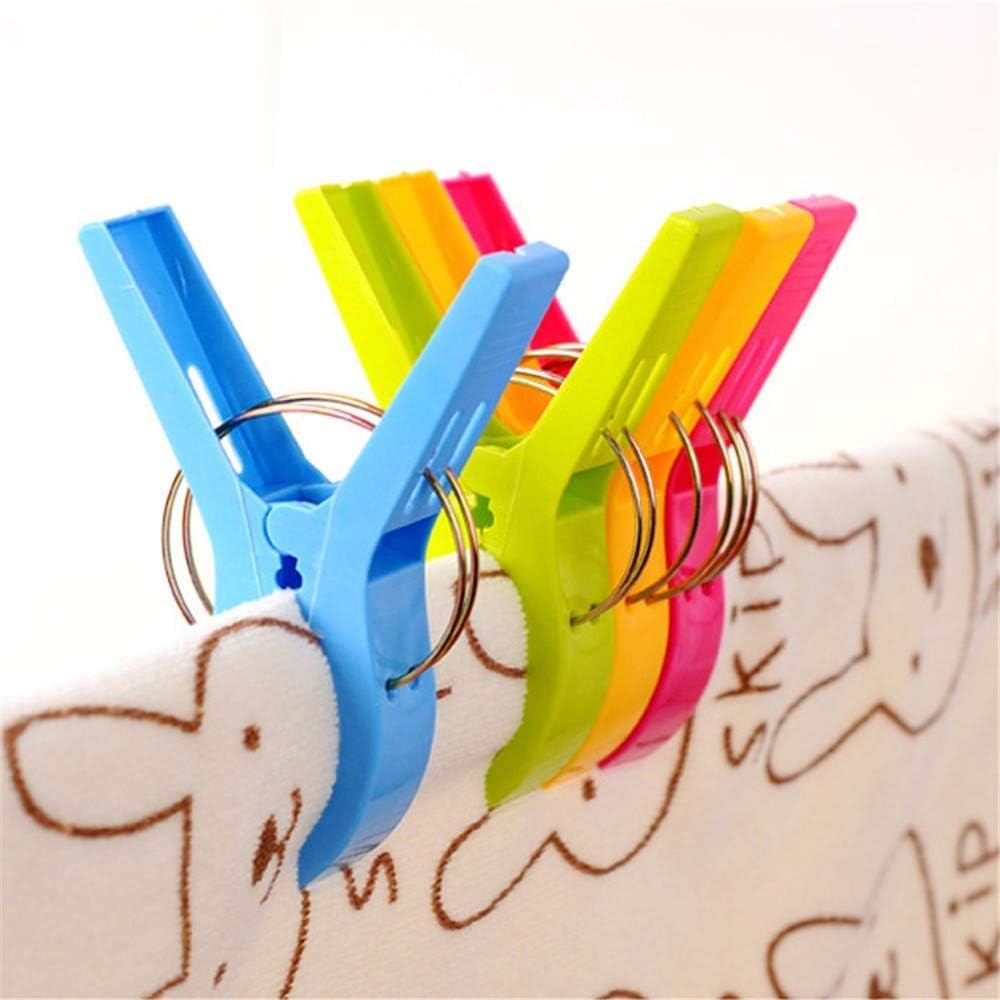 Danmu Beach Towel Clips, Clips for Multicolor-8pcs
